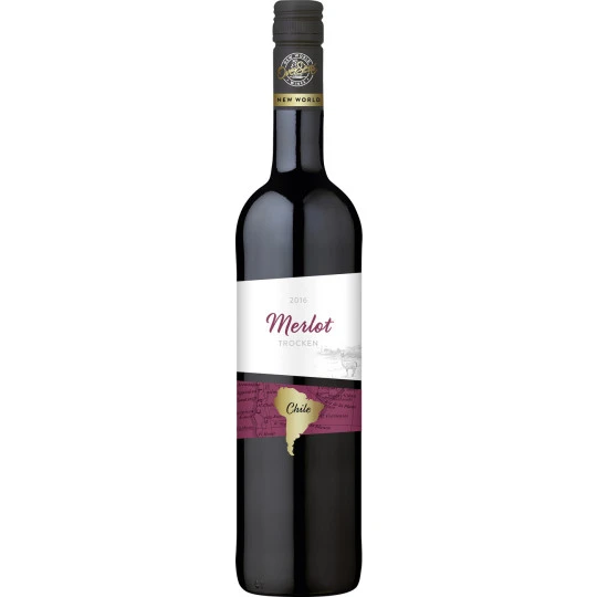 Chile Merlot Rotwein 2020 0,75L 1 Chile Merlot Rotwein 2020 0,75L