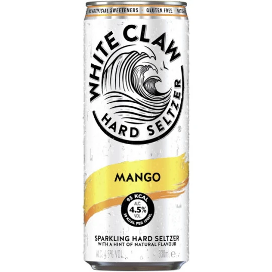White Claw Hard Seltzer Mango 0,33L 1 White Claw Hard Seltzer Mango 0,33L